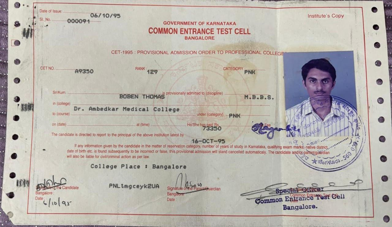 “ബോബൻ to ഡോ.ബോബൻ തോമസ് “